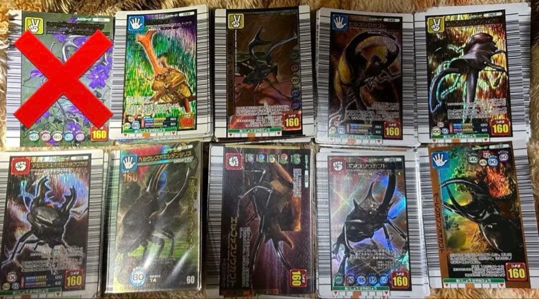 バラ売り可】甲虫王者ムシキング 強さ180ムシ アダーコレクション
