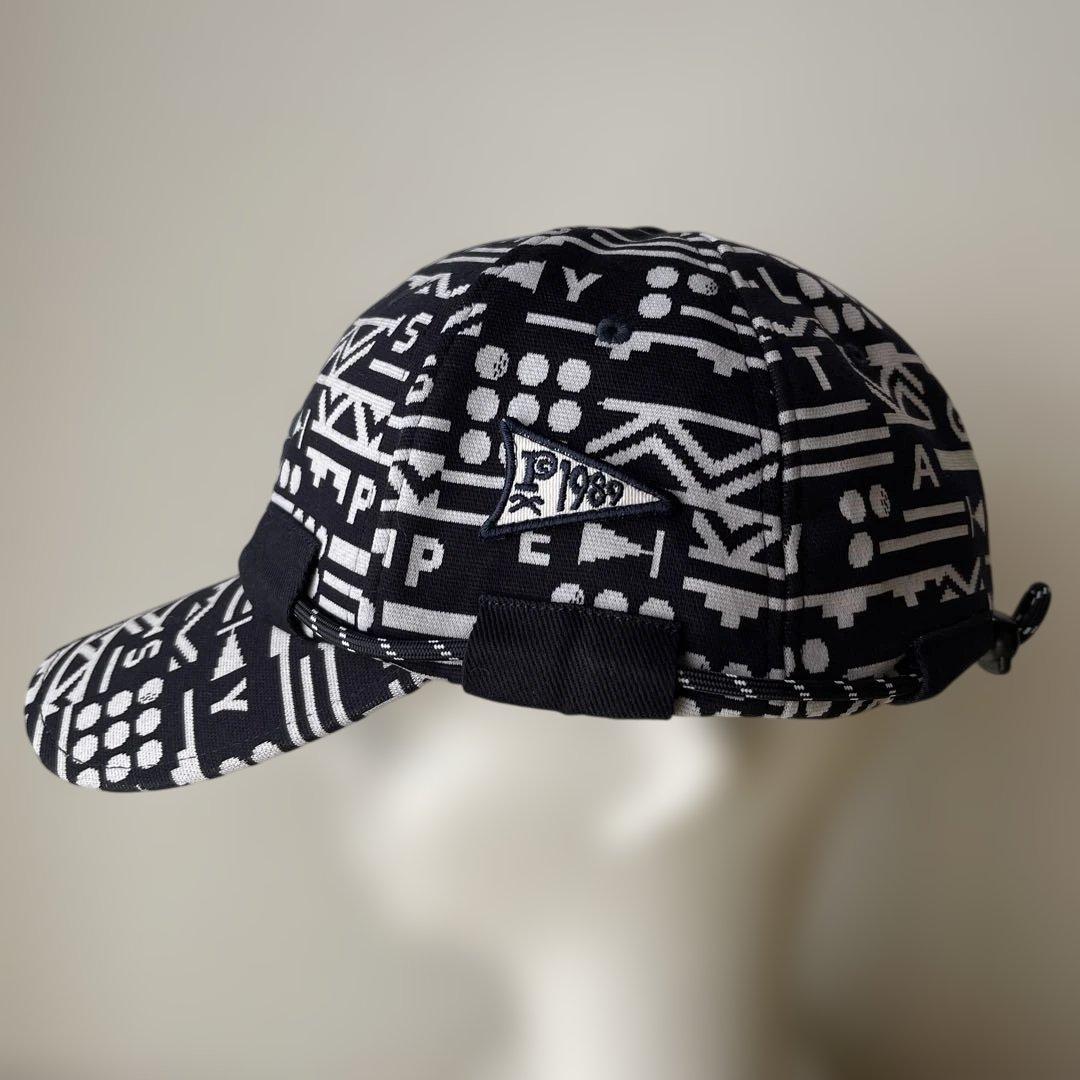 PEARLY GATES】幾何学模様 ネイビーキャップ 1989年 - メルカリ