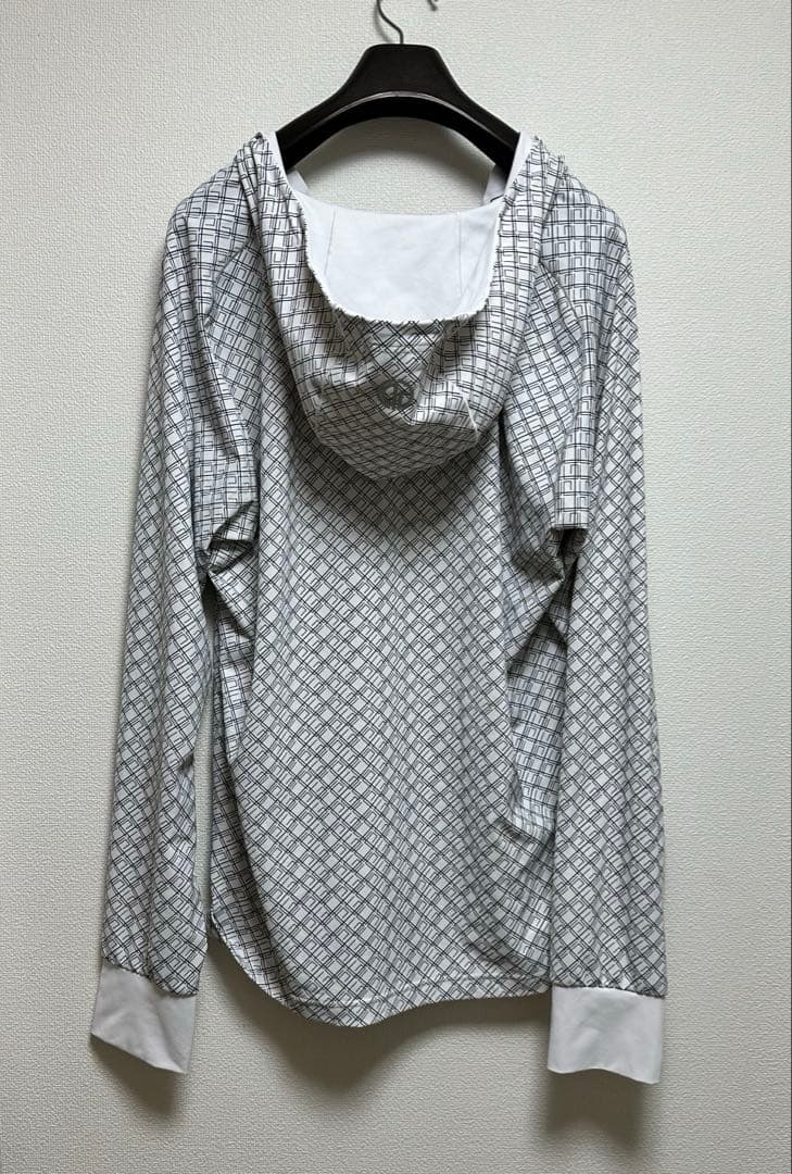 美品 CPG GOLF シーピージーゴルフ フード付きハーフジップ長袖 XL