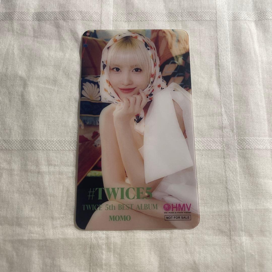 TWICE5 twice クリアしおり モモ トレカ HMV - メルカリ