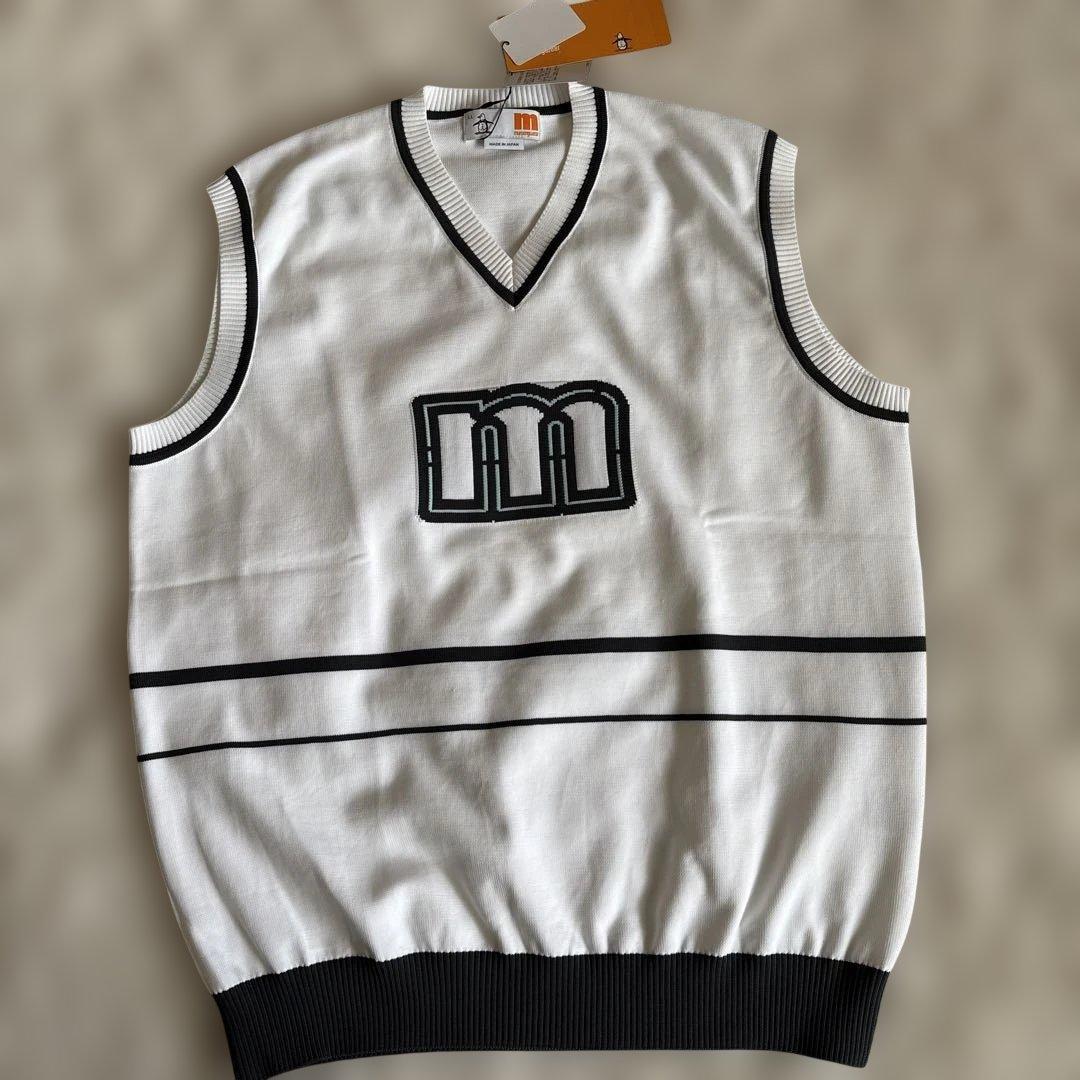 新品　マンシング ゴルフ ベスト　LL 送料込み マンシング ゴルフウェア ベスト HEAT NAVIアウターベストワンピース