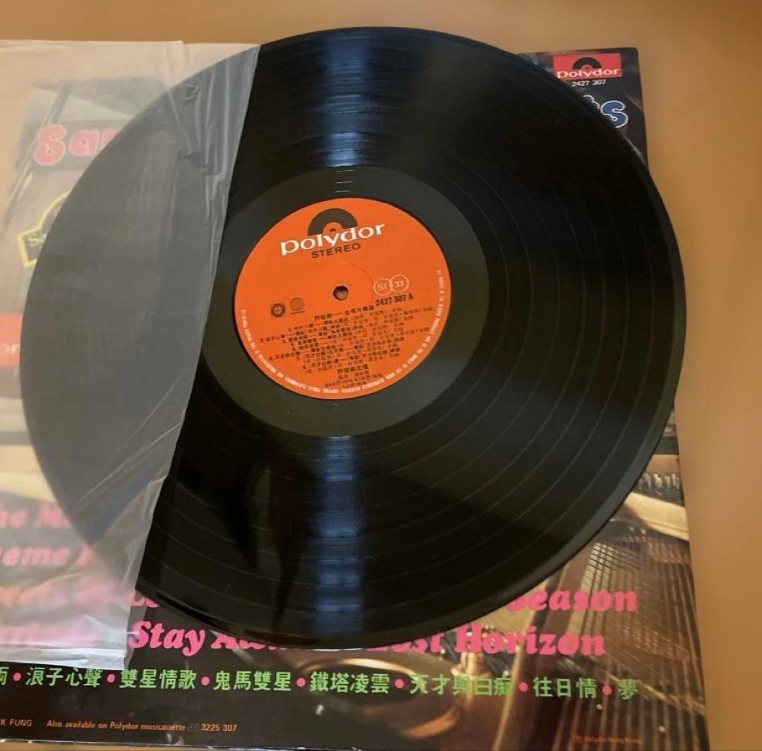 底値）1976年 許冠傑 サミュエル・ホイのベストアルバム（ポスター付