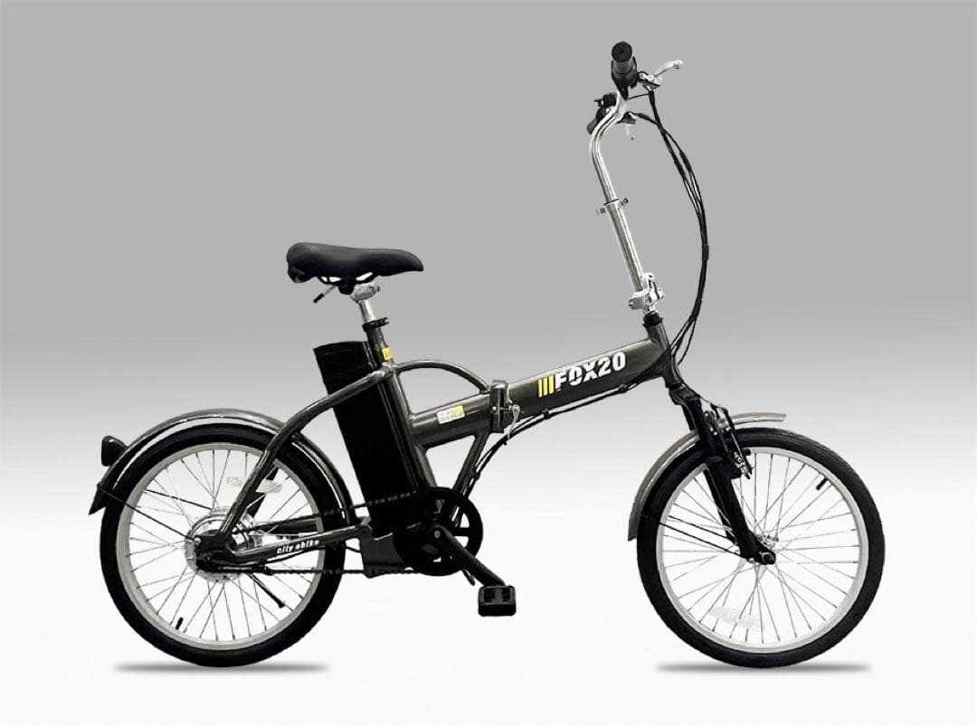 新品　アシスト型電動自転車FOX20　フルアルミ製折り畳み 　20インチ アシスト型電動自転車FOX20 フルアルミ製折り畳み 20インチ-アシスト
