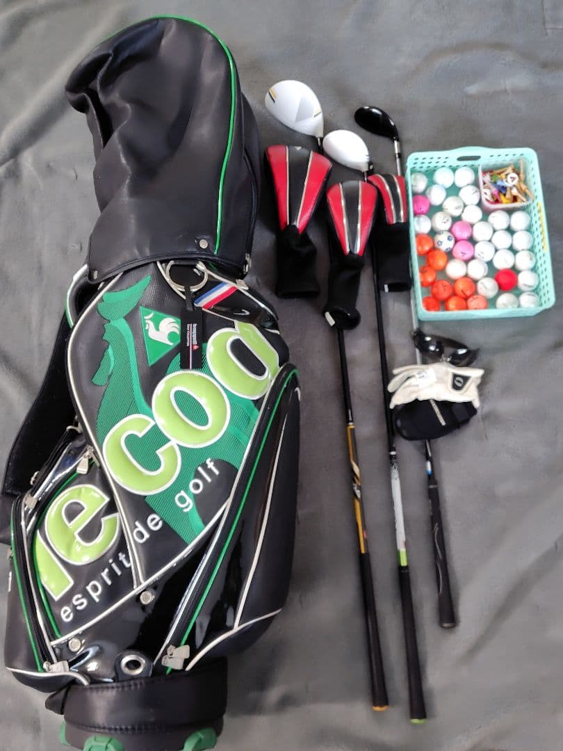 ルコックスポルティフ ゴルフ キャディバッグ　クラブ　備品まとめ売り NEW GOLF EQUIPMENT | le coq sportif [ルコックスポルティフ