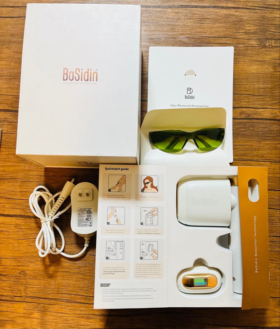 新品未開封 BoSidin 脱毛器 家庭用 ホワイト メンズ レディース - メルカリ