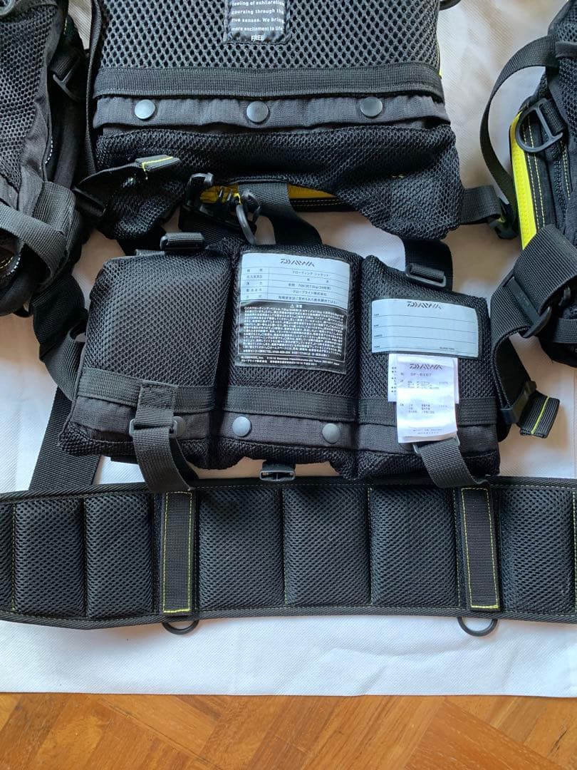 Daiwa DF-6107 黒／黄 Daiwa 黒／黄