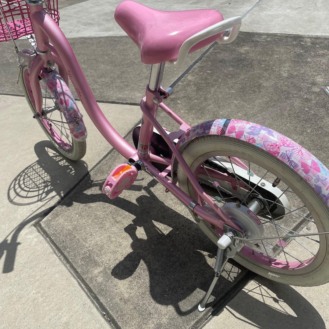 あさひ メゾピアノ自転車16インチ 補助輪、各書類全て有り