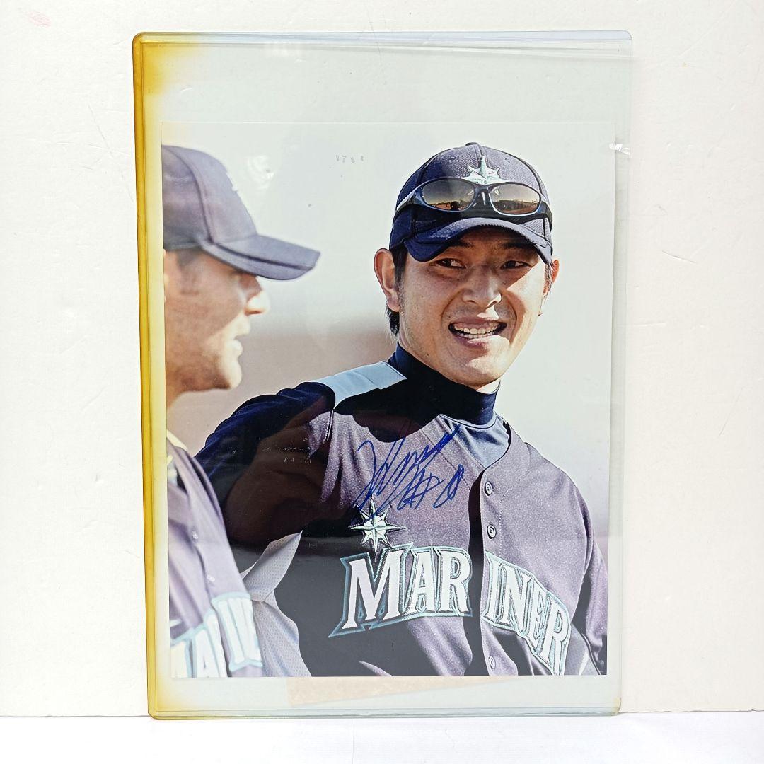 岩隈久志 シアトル・マリナーズ サインフォト 証明書付き - メルカリ