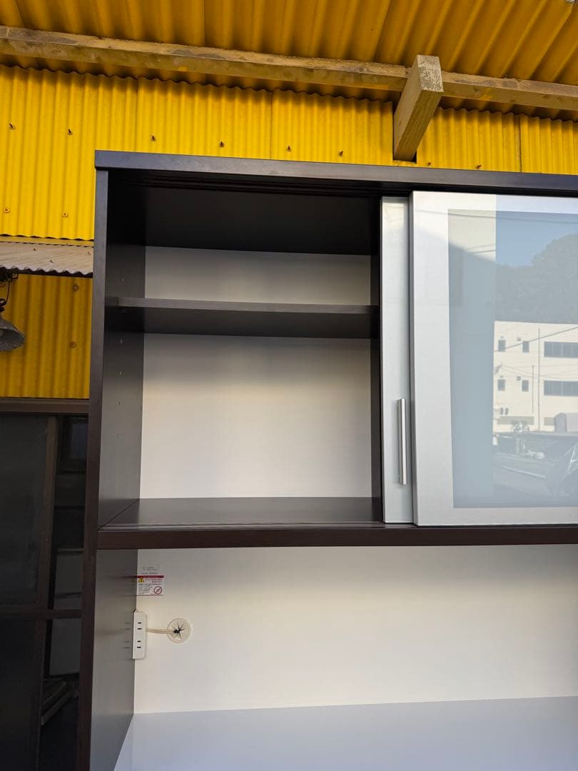 松田家具 食器棚 キッチン収納 1180 Nクラッチ ダーク - メルカリ