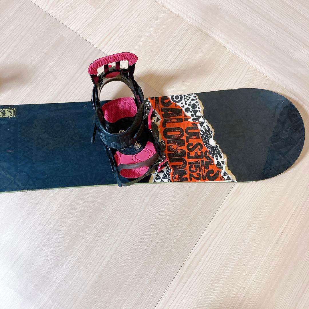 サロモン SALOMON PULSE スノーボード 152 M ビンディング - メルカリ