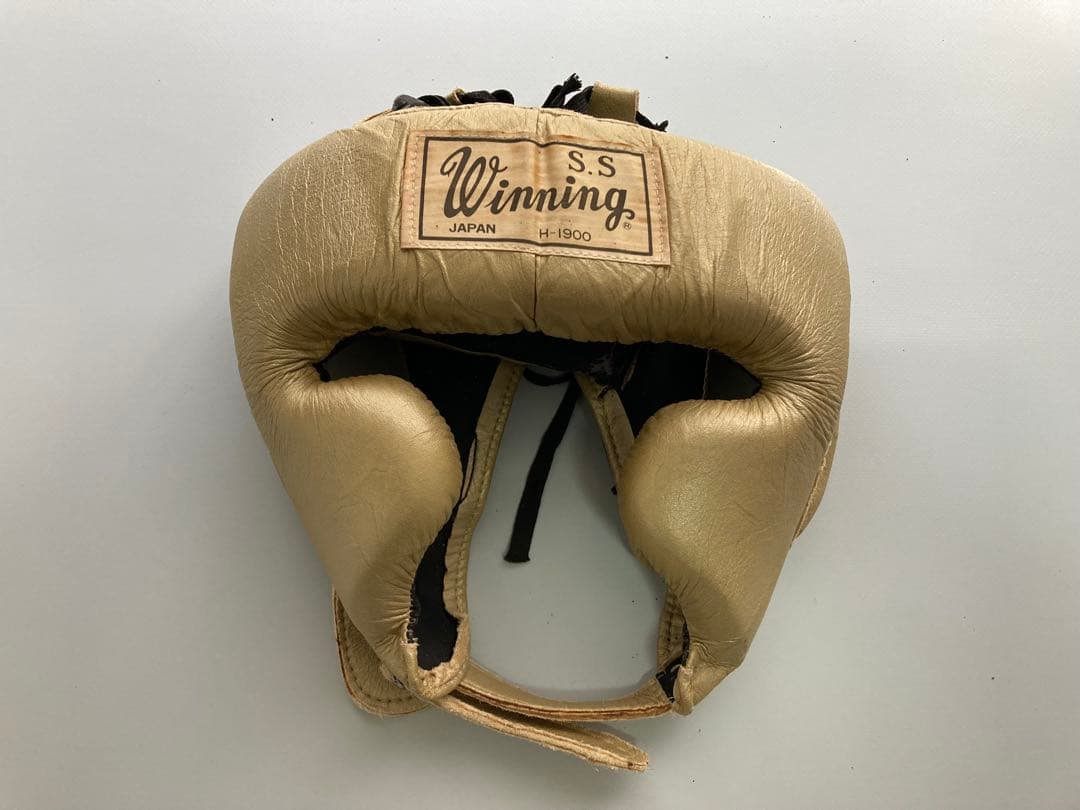 当時物希少】Winning ヘッドギア H-1900ゴールド - メルカリ
