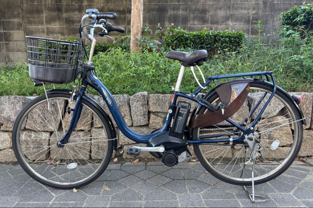 大阪　電動アシスト自転車　ヤマハPAS with 26インチ　3段　12.3 ヤマハ PAS With 電動アシスト自転車 2026年モデル 26インチ 内装3段
