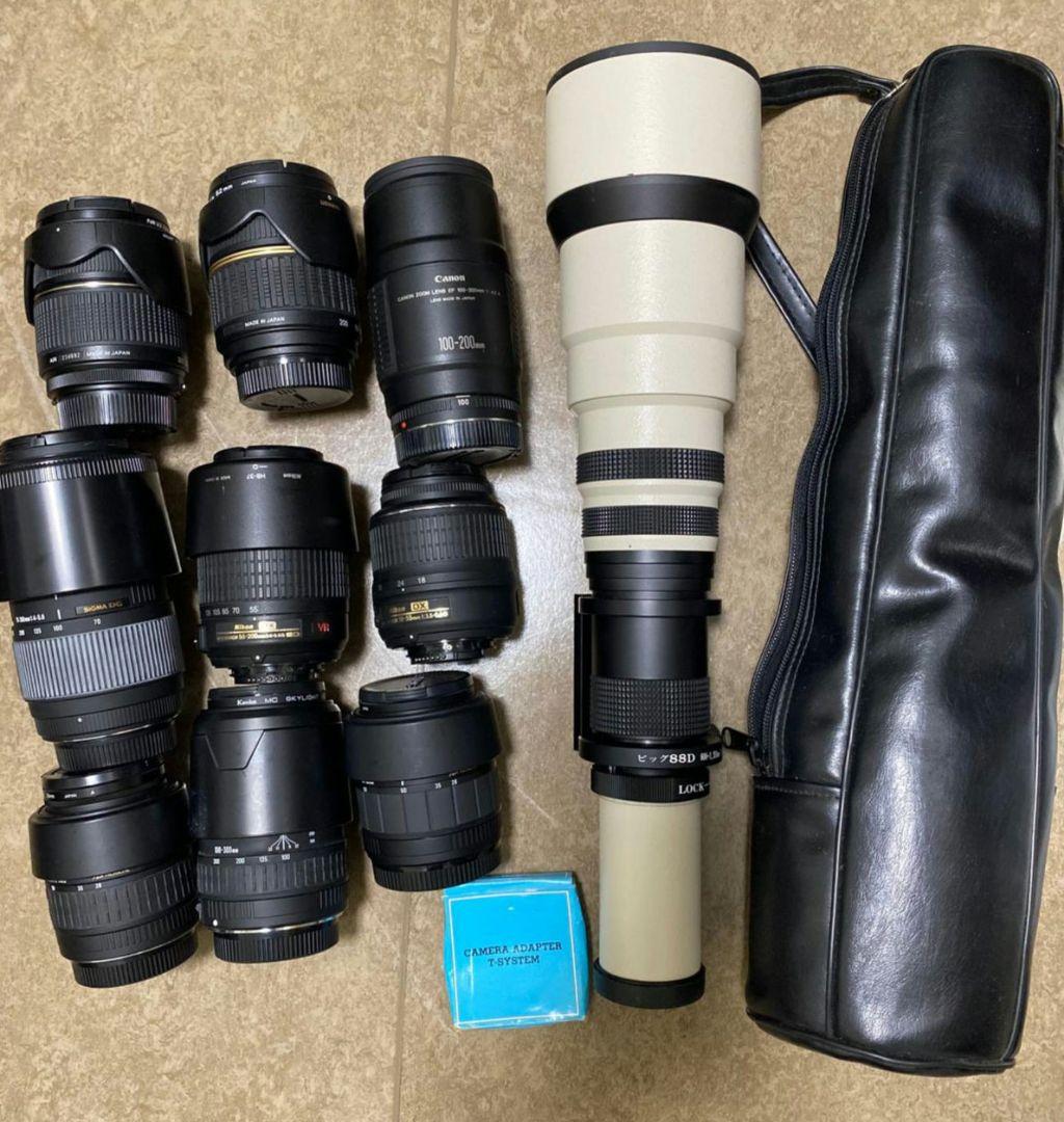 ズームレンズセット 10本 キャリングケース付 深型防水キャリングケース NK-Tシリーズ (NANUK社製ハードケース