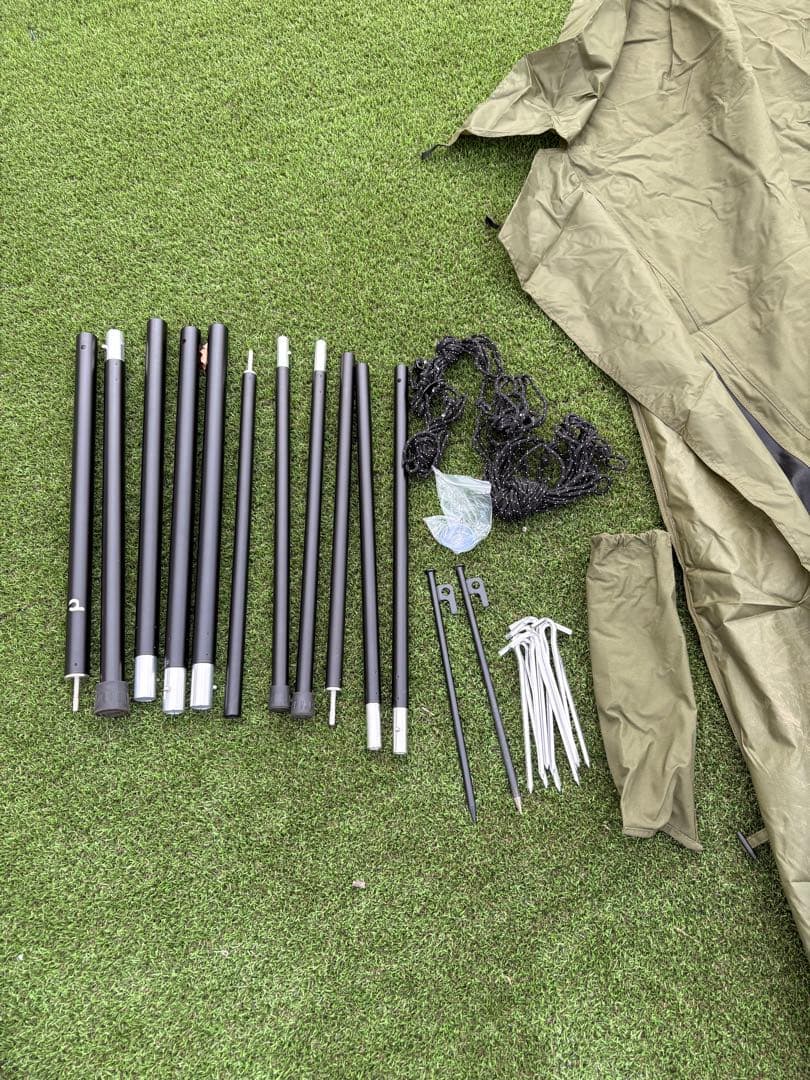 東京クラフト　ダイヤフォート tc カーキ ダイヤフォートTCソロテント(軍幕パップテント) カーキ - 東京クラフト