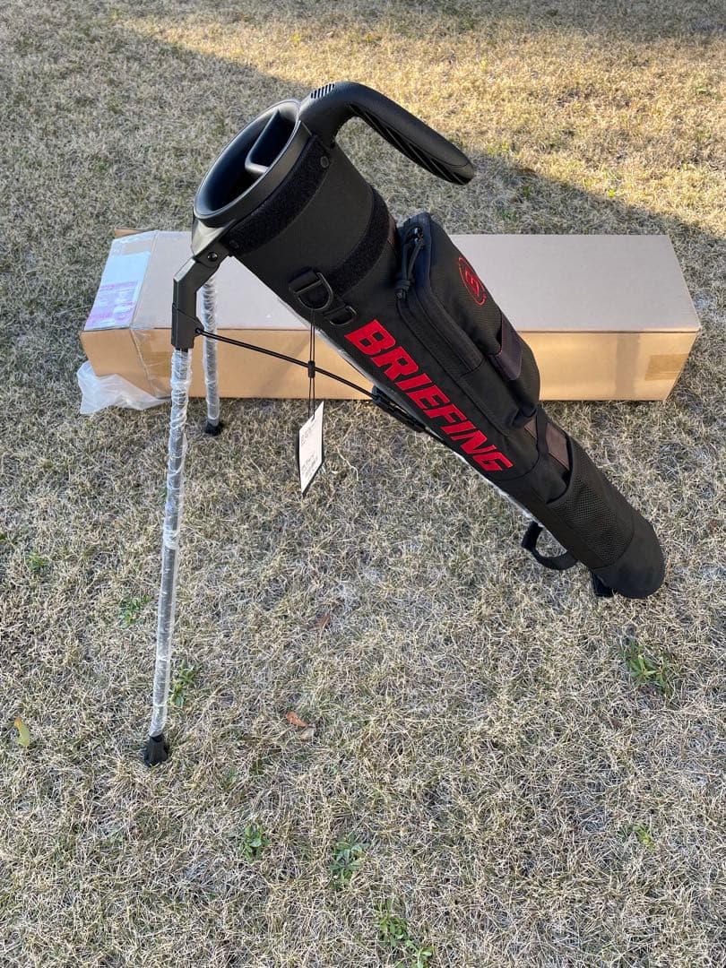 新品未使用品　BRIEFING スタンドキャディバッグ ブラック BRIEFING GOLF（ブリーフィングゴルフ） 正規品 ブリーフィング ゴルフ