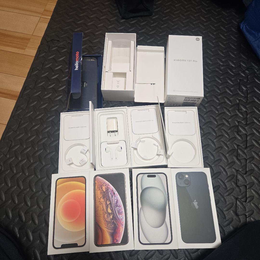 iPhoneとAndroidの空箱セット - メルカリ