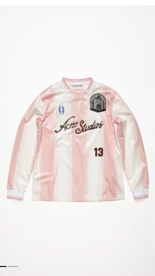 AcneStudios 24SS ロゴロングスリーブTシャツ ゲームシャツ - メルカリ