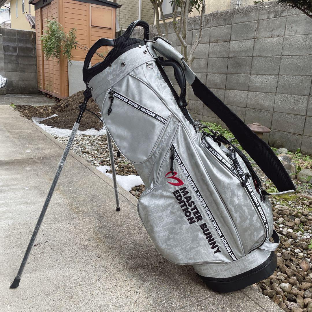 MASTER BUNNY EDITION キャディバッグ シルバー MASTER BUNNY EDITION - マスターバニー MASTER BUNNY EDITION ゴルフ
