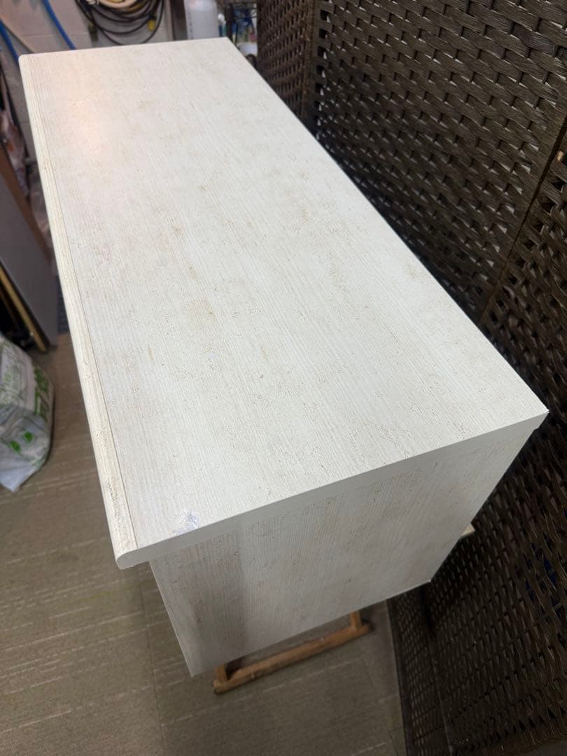 洗浄消毒作業済】ニトリ ローボード リズバレー SLM90 WH テレビボード