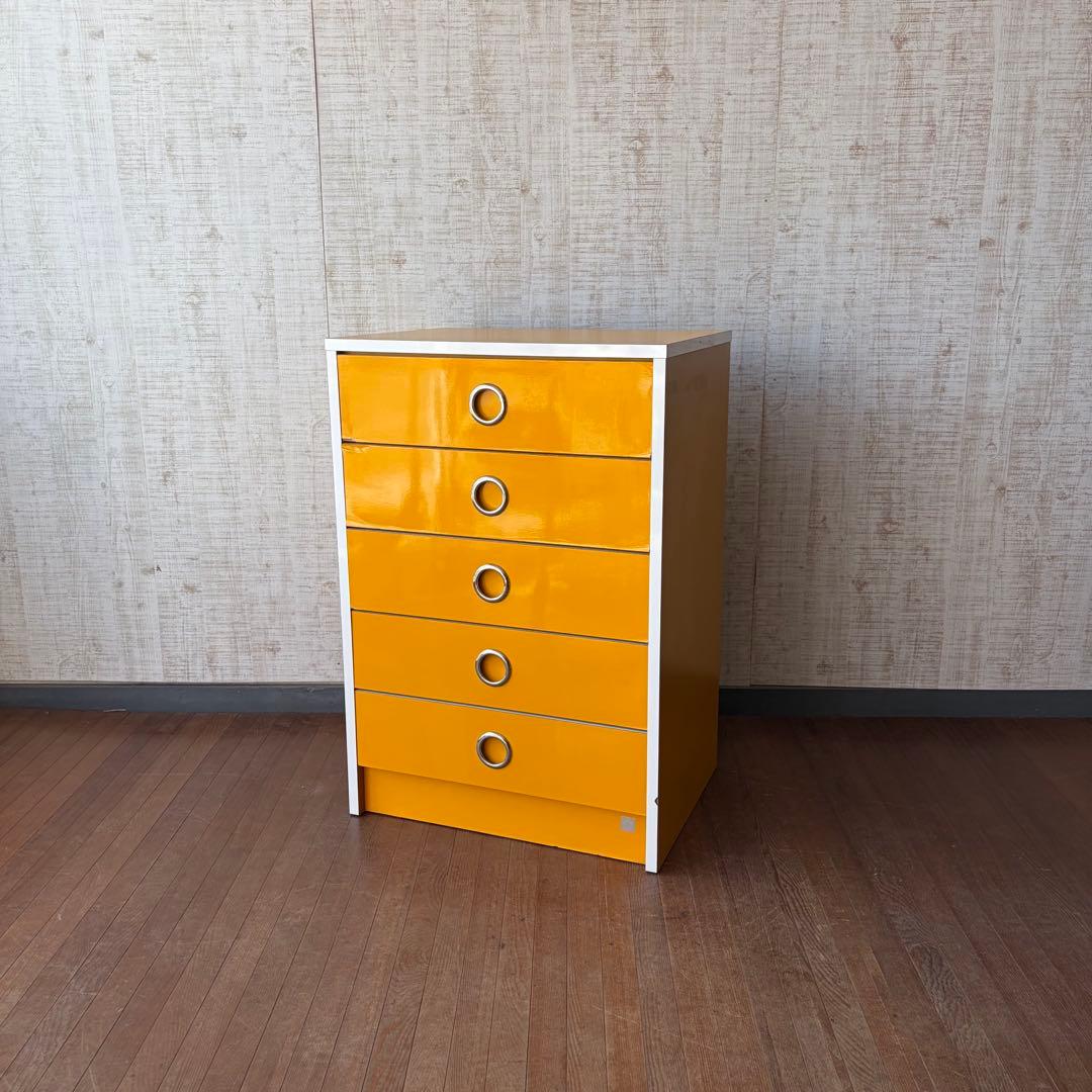 アンティーク】昭和レトロ 収納 チェスト 引き出し 箪笥 家具 5杯 古