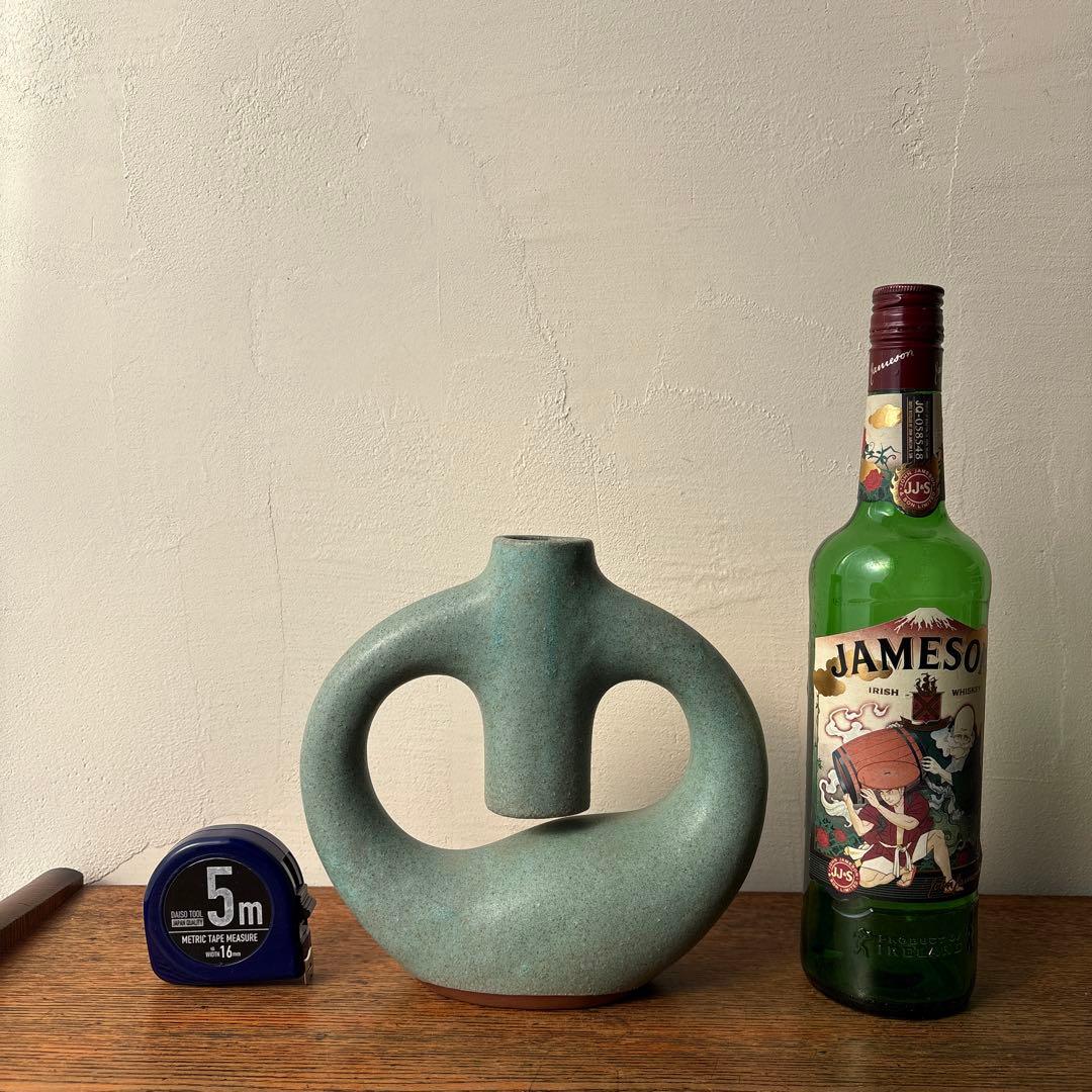 いけばな 花器 清山焼 青銅色 変形 草月 池坊 古流 小原流 - メルカリ