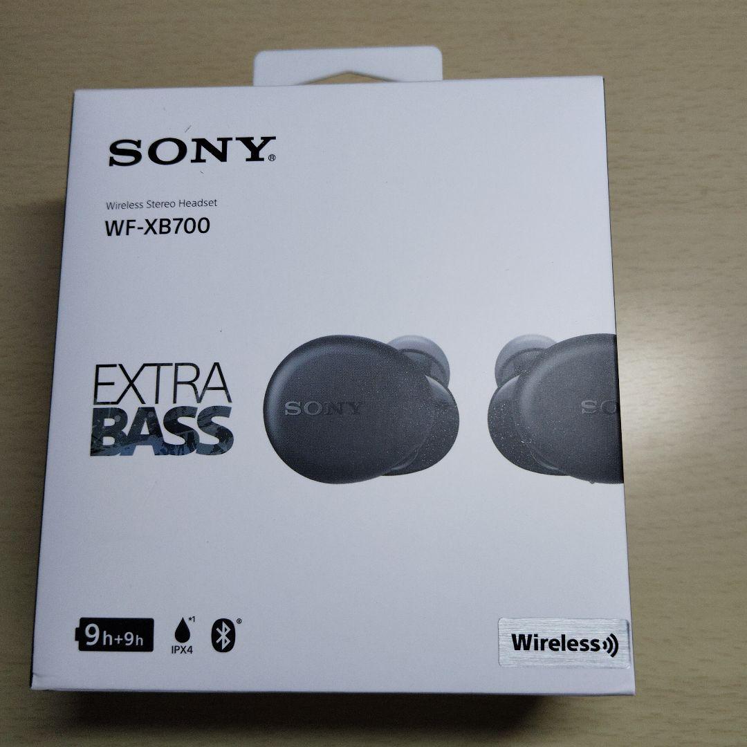 ※新品未開封　SONY WF-XB700 ブラック ワイヤレスイヤフォン SONY（ソニー） SONY WF-XB700 完全ワイヤレス ステレオヘッドセット