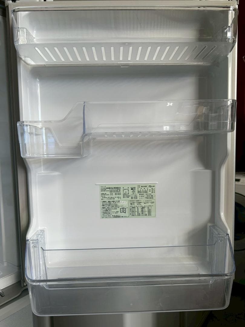 大阪送料無料☆3か月保障付☆冷蔵庫☆2019年☆SJ-W352E-S☆R-913
