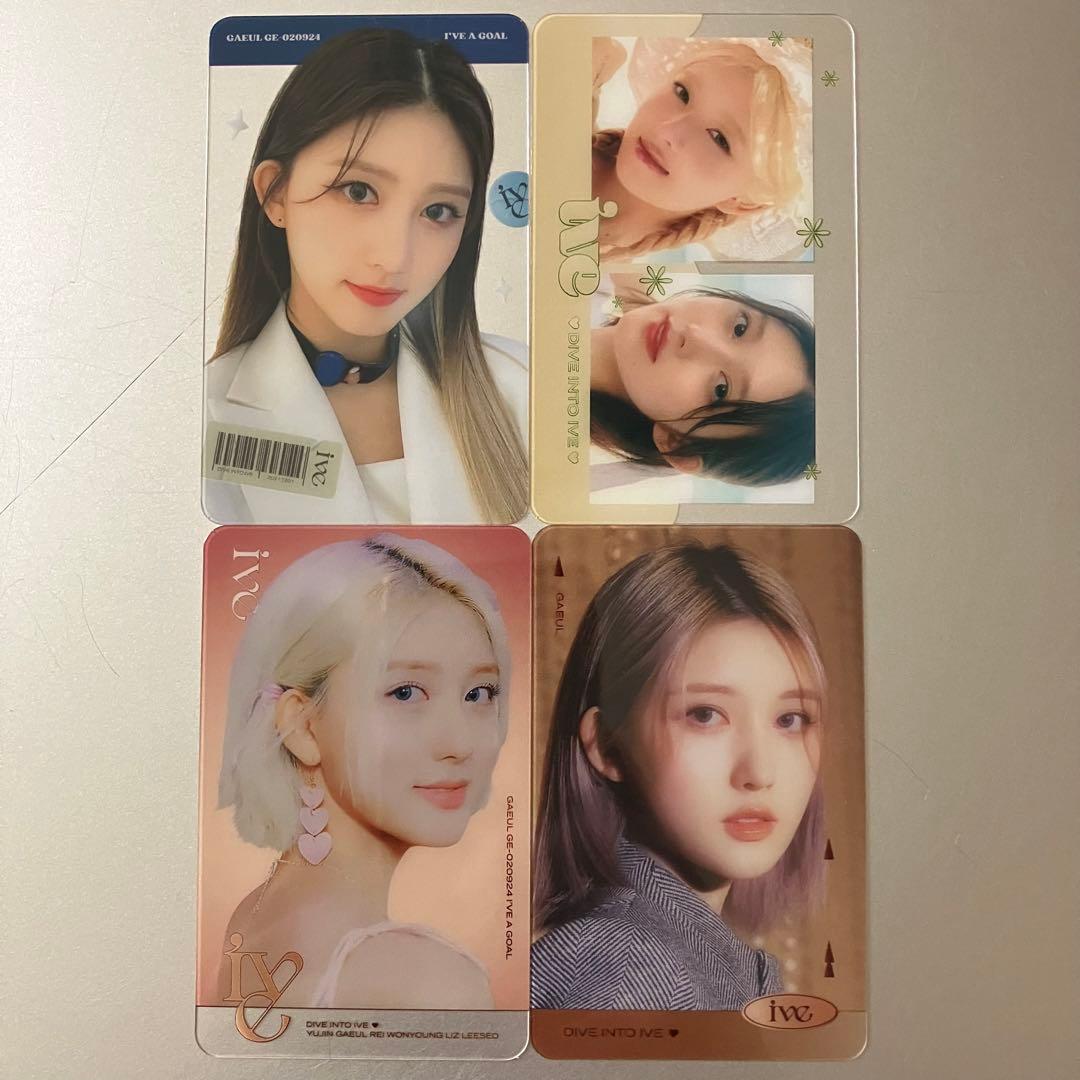 IVE アルバム LOVE DIVE netkor クリアトレカ ガウル - メルカリ