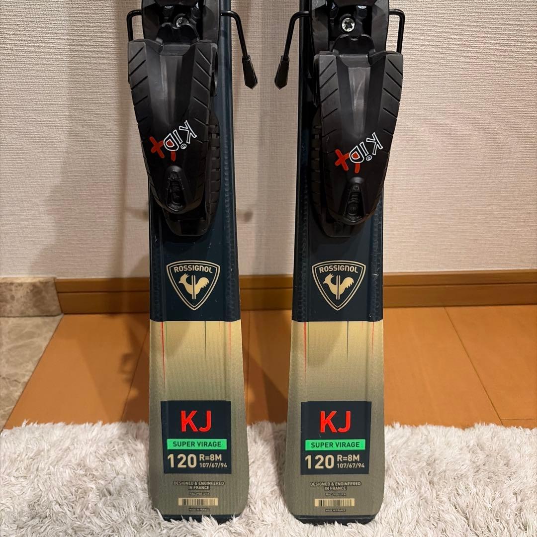 ロシニョール スキー板 スキーブーツ ストック ジュニア セット 120 22
