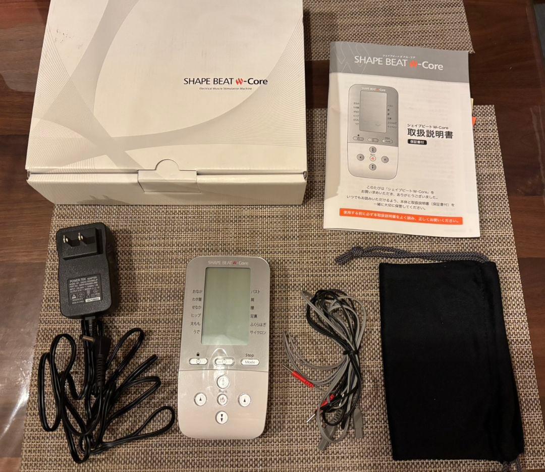[美容] シェイプビート ダブル コア EAN128 伊藤超短波 箱なし 中古 動作確認済み 伊藤超短波 SHAPE BEAT Core5000 シェイプ