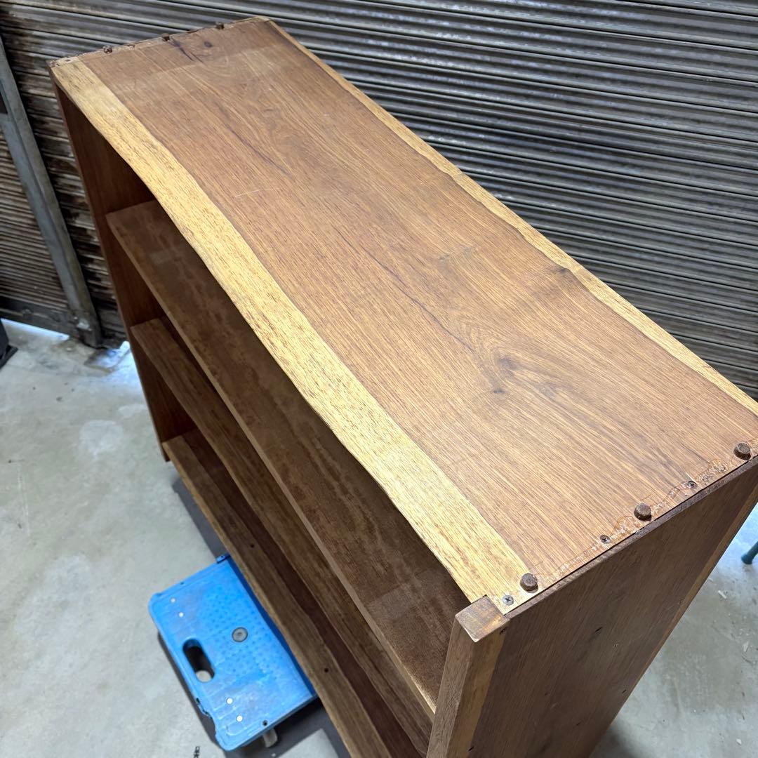 福岡】ブビンガ Bubinga アフリカ産 本棚 アンティーク - メルカリ