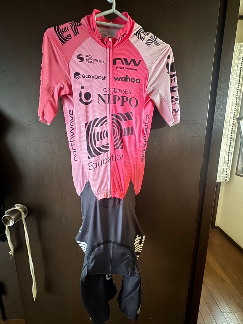 選手支給品 EF Nippo Dev ロードスーツ 選手支給品 EF Nippo Dev プロチームカスタムヘルメット イザナギ