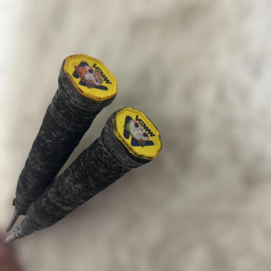 2本セット】MMOA XENEPOWER16 バドミントンラケット シルバー - メルカリ