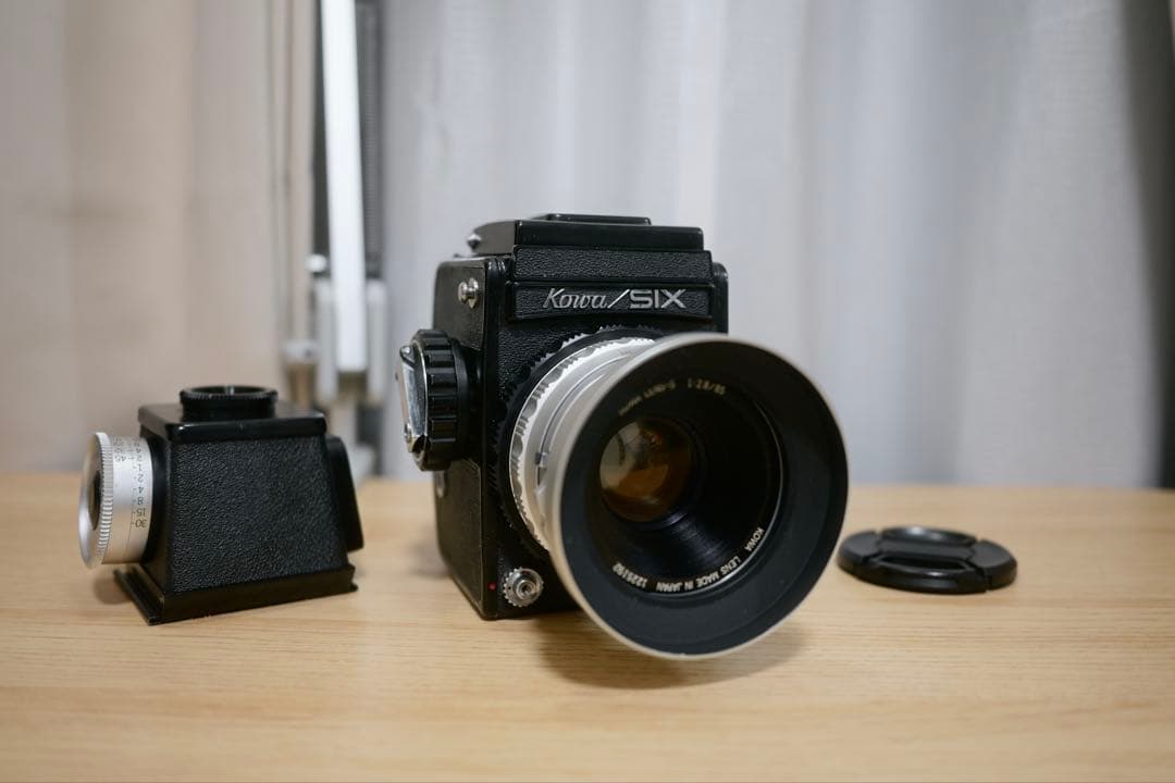 完動品】Kowa Six中判カメラ 85mm f2.8 露出計ファインダー - メルカリ