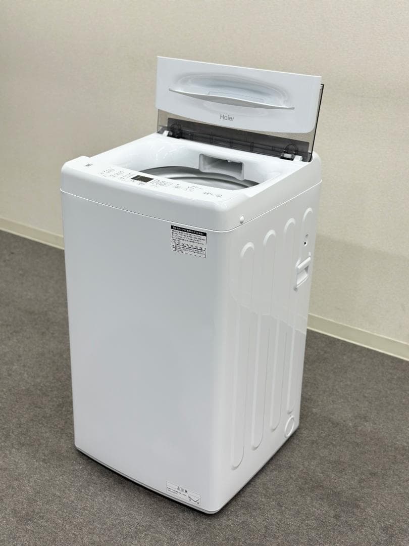 美品 ハイアール 全自動洗濯機 JW-U45B 4.5kg 2024年製