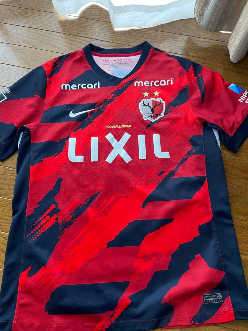 鹿島アントラーズ ユニフォーム　鈴木優磨　No.40 XLサイズ　2025年 NIKE 鹿島アントラーズ 2023 ユニフォーム ホーム 半袖 レプリカ #40