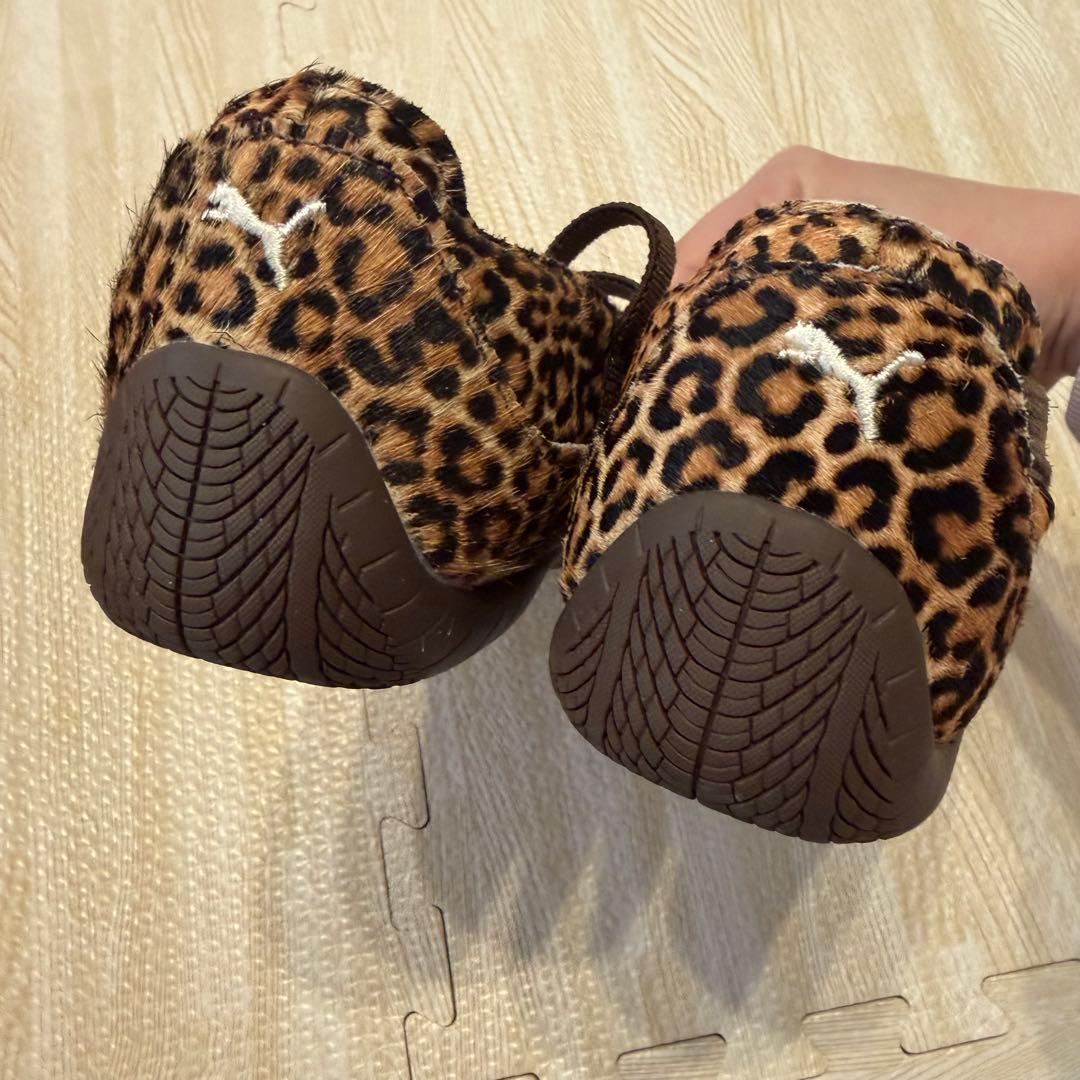 【箱なし 美品！】 プーマ スピードキャット バレエ レオパード 23.5cm