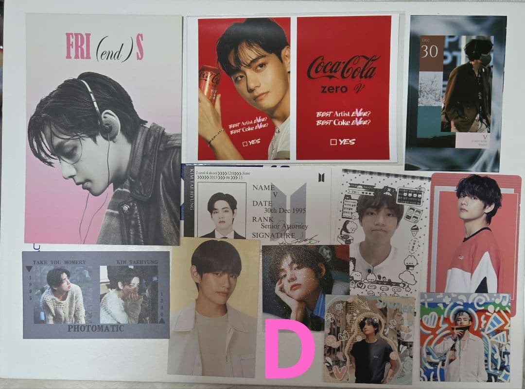 BTS テテ おもしろ トレカ 他 D セット - メルカリ