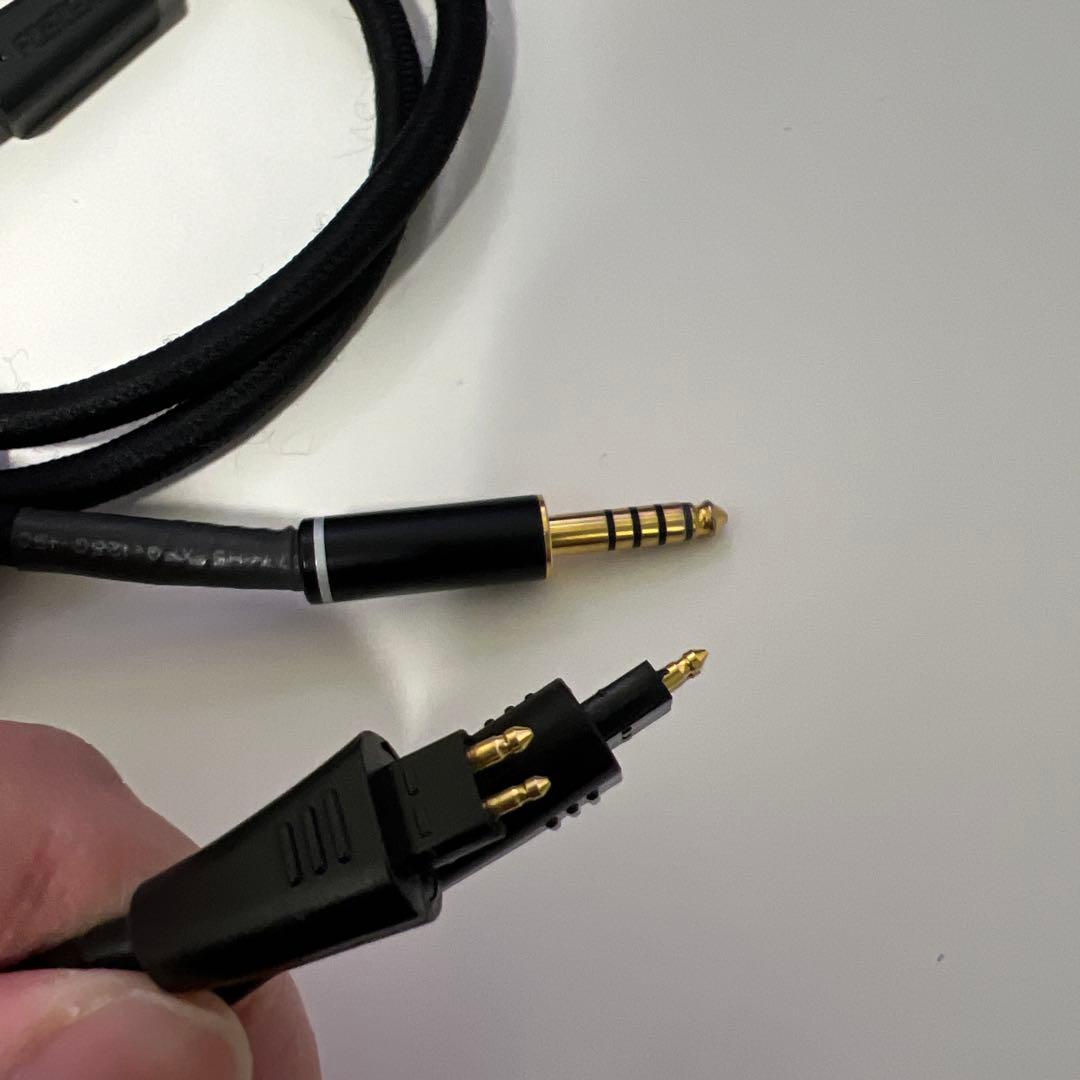 FOSTEX 純正ヘッドホンケーブル 4.4mm バランス加工