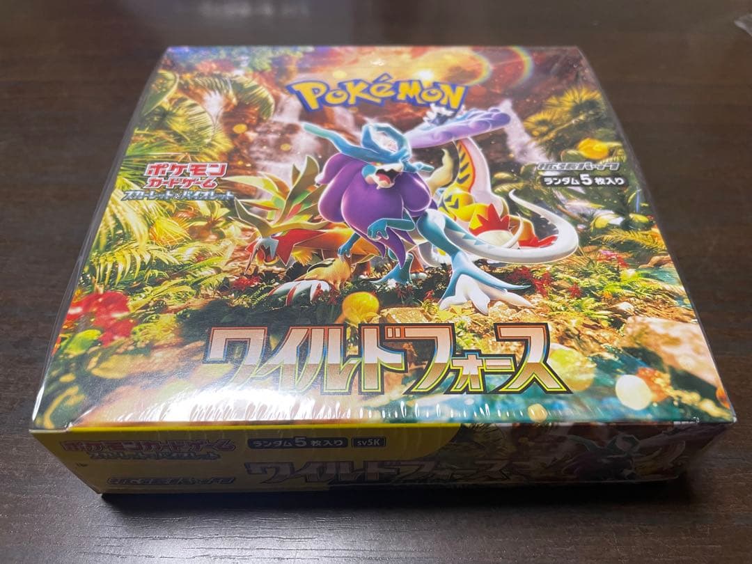 ポケカ　ワイルドフォース シュリンク付未開封BOX ワイルドフォース 1box 新品 未開封 シュリンク付 - メルカリ
