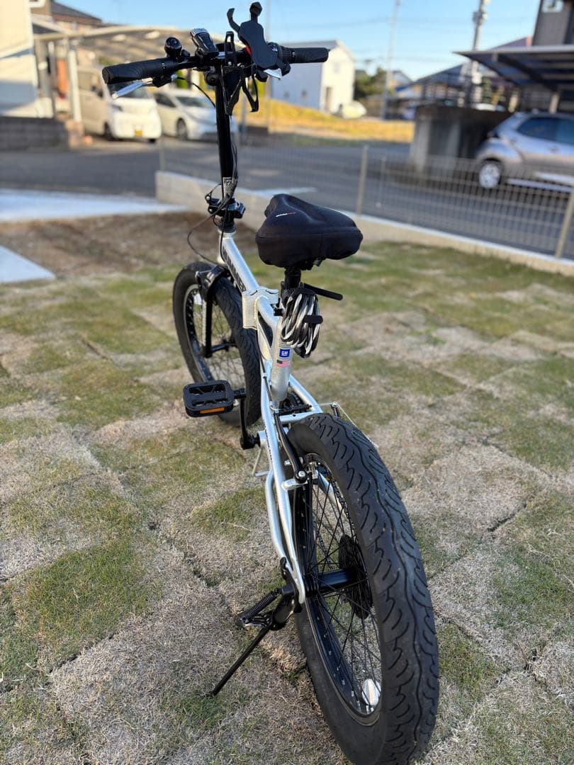 HUMMER 折りたたみ自転車 シルバーFDB206FAT-BIKE 20インチ - メルカリ