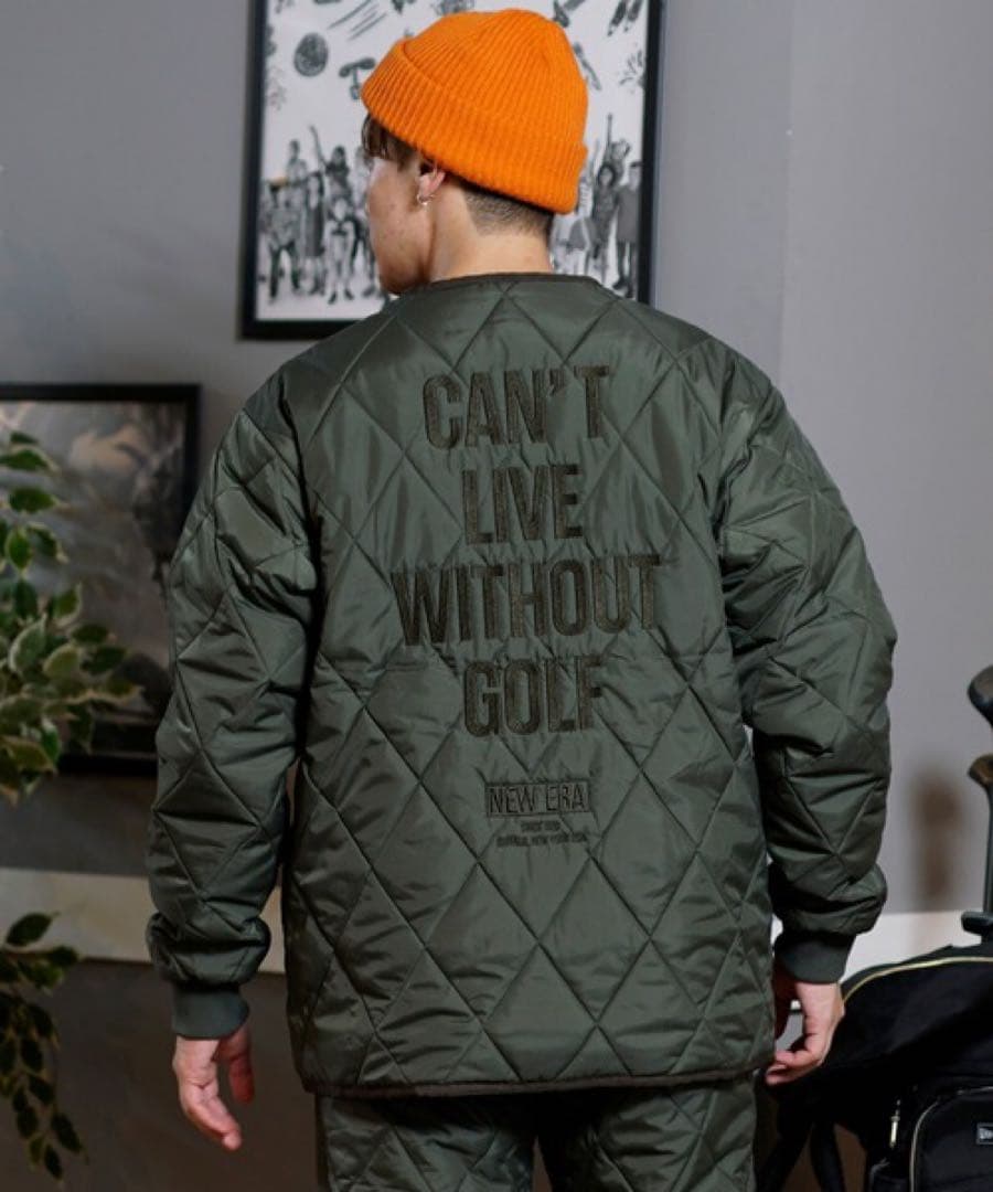 ニューエラゴルフ インサレーティッド キルティング セットアップ M Women's インサレーティッド キルティング ジャケット ブラック