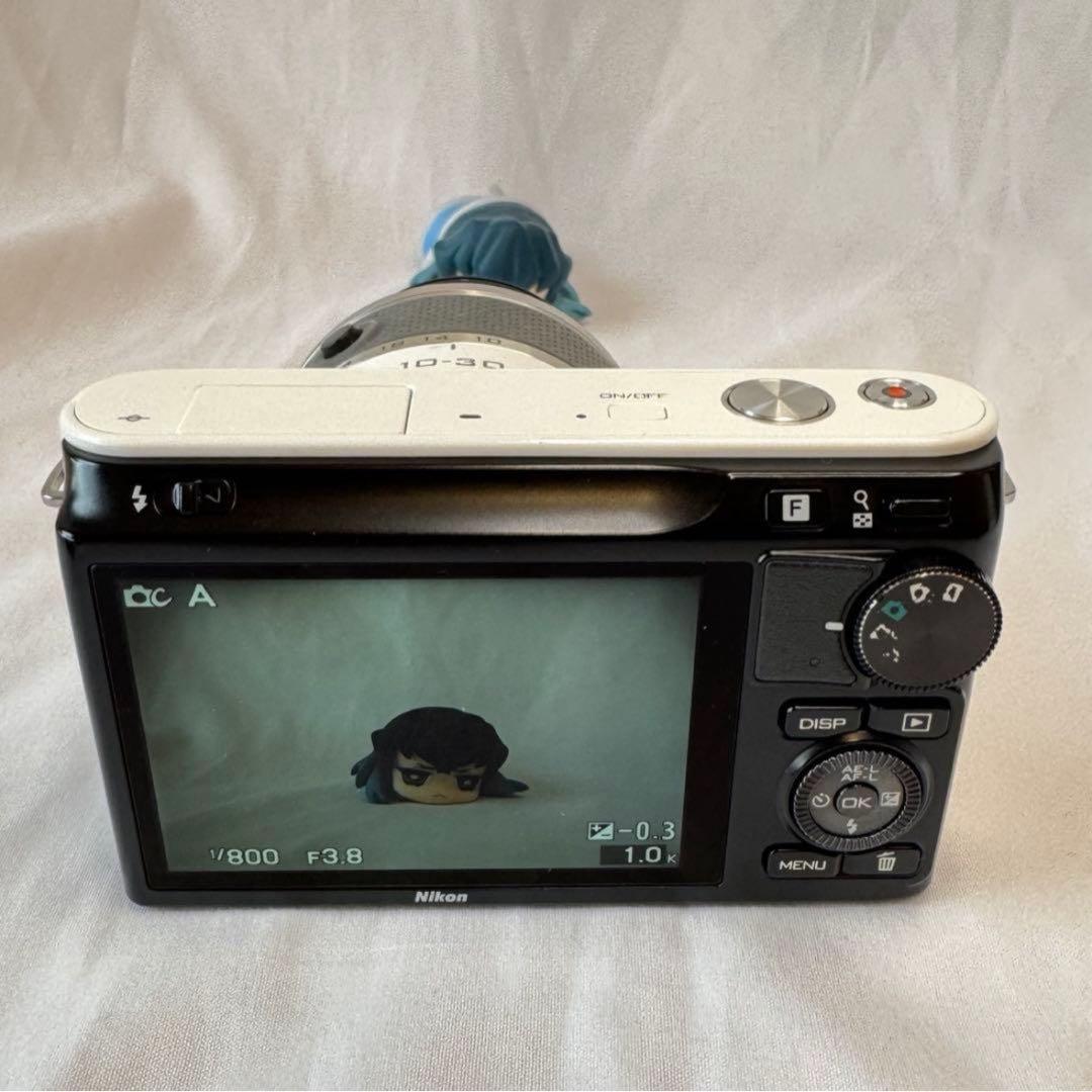 動作確認⭕️】NIKON 1 J2 ニコン1 ダブルズームキット ホワイト 良品