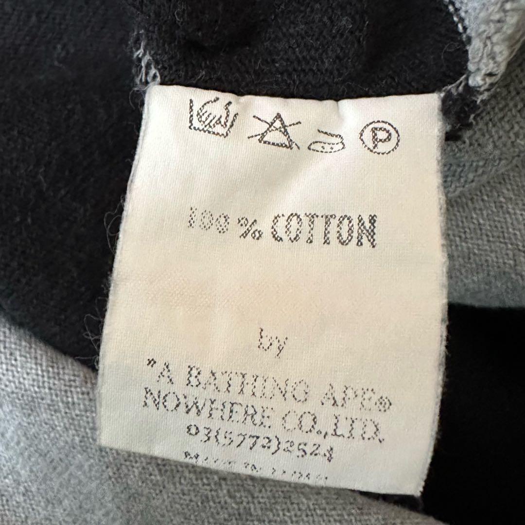 A BATHING APE ラガーシャツ ボーダー ロゴ キムタク HERO - メルカリ