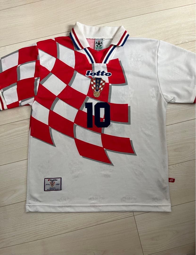 1998フランスワールドカップ3位クロアチア代表ユニ #10
