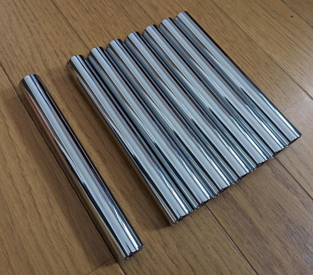 USMハラー用パーツ ハラー キャビネット チューブ 15.7cm 8本セット