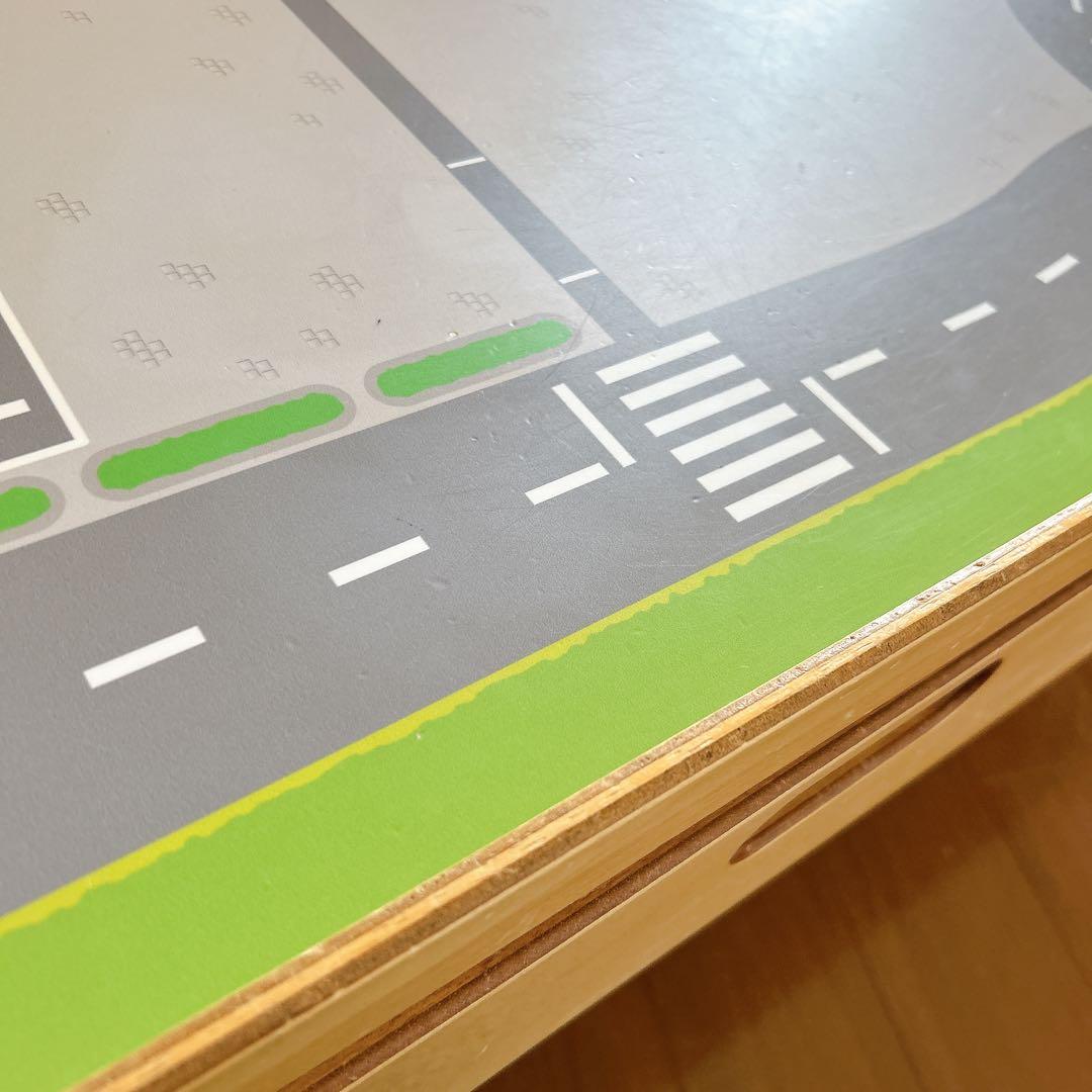BørneLund 道路マップデザインテーブル 引き出し付き ジオラマテーブル