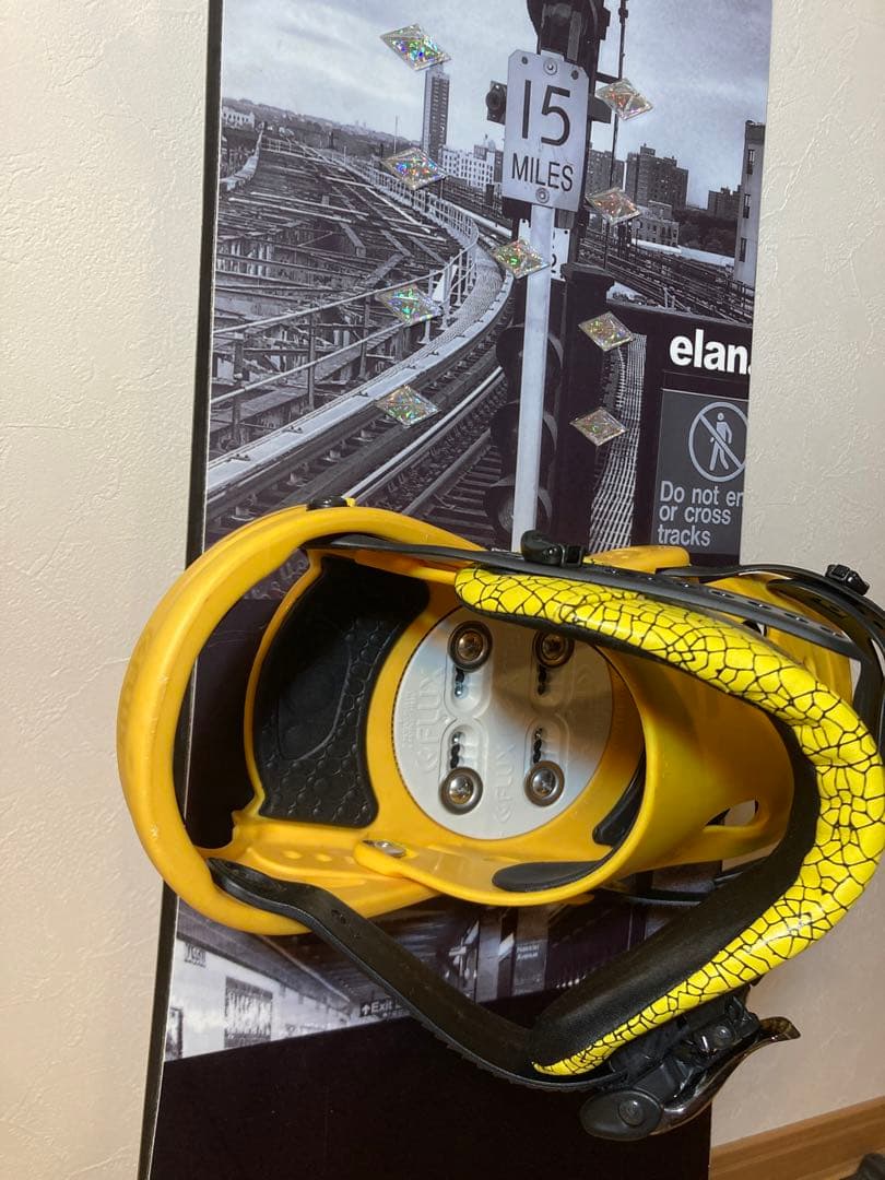 elan スノーボード SPIKE 155 NYC ビンディング セット - メルカリ