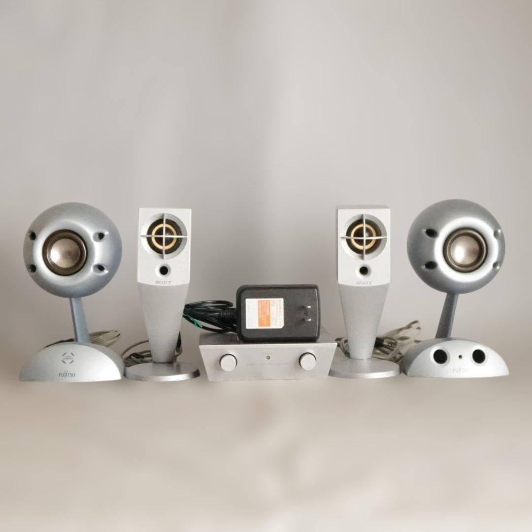 訳アリ　SONY SRS-Z1PC　アンプ内蔵スピーカー　オマケ付き SRS-Z1PC 商品の写真 | アクティブスピーカー／ネックスピーカー | ソニー