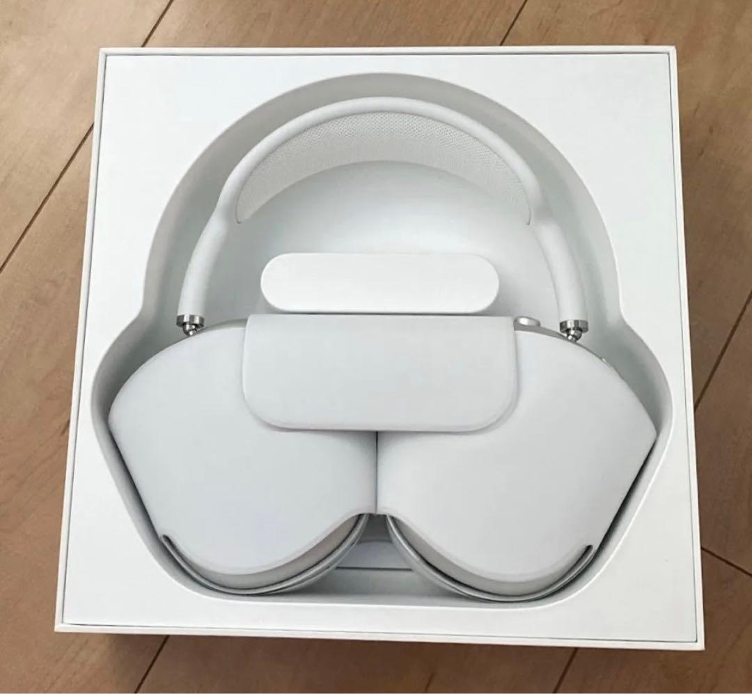 大幅値下げ中！！希少 【有名人多数持参】AirPods MAX シルバー カバー
